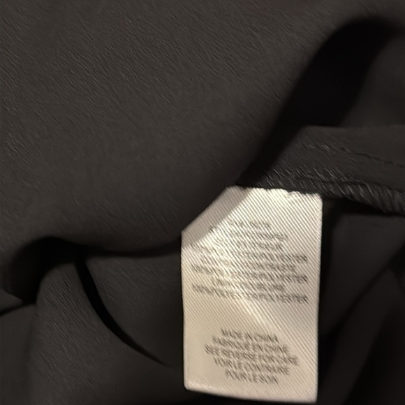 NWT women’s blouse size xl Black and White Polka Dot Women's Top sheer sleeves - Picture 12 of 12